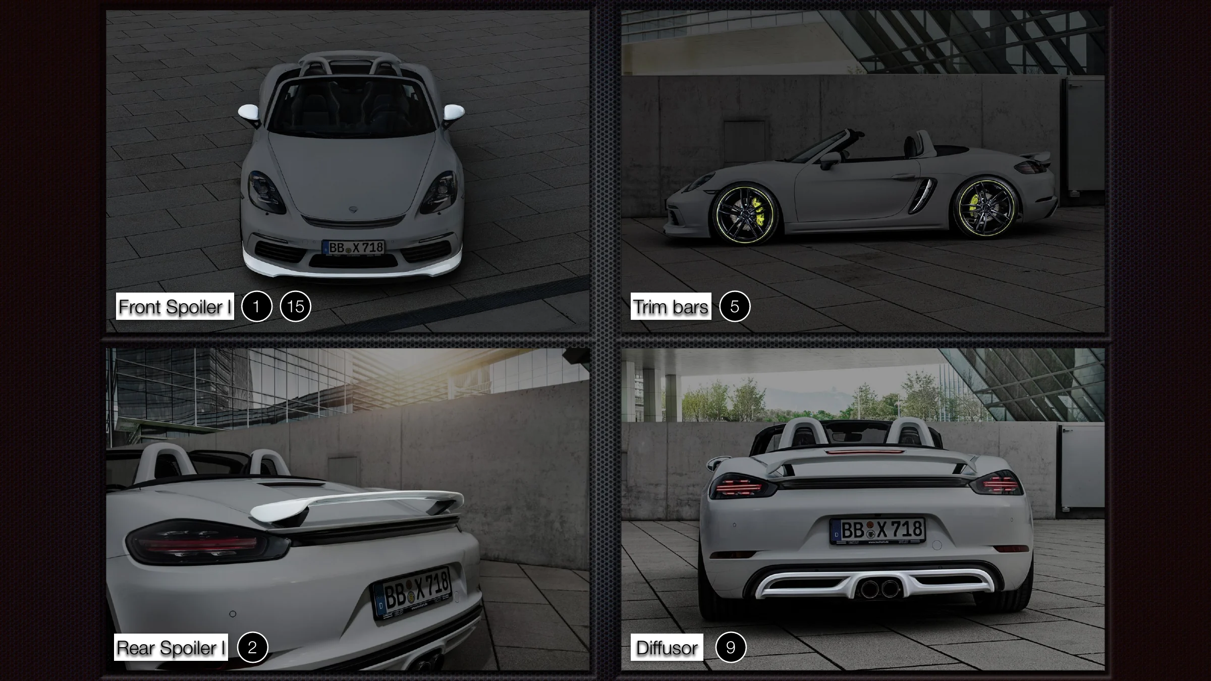 718 Boxster TECHART 카탈로그 6페이지