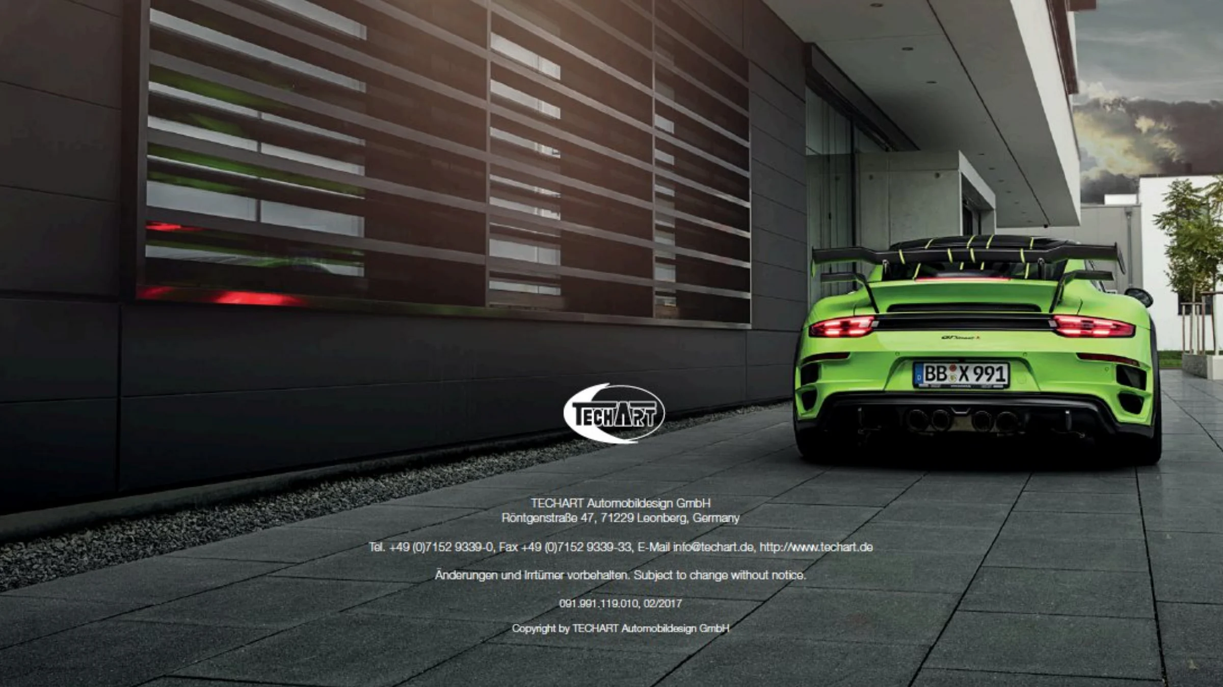 GTstreet R TECHART 카탈로그 32페이지