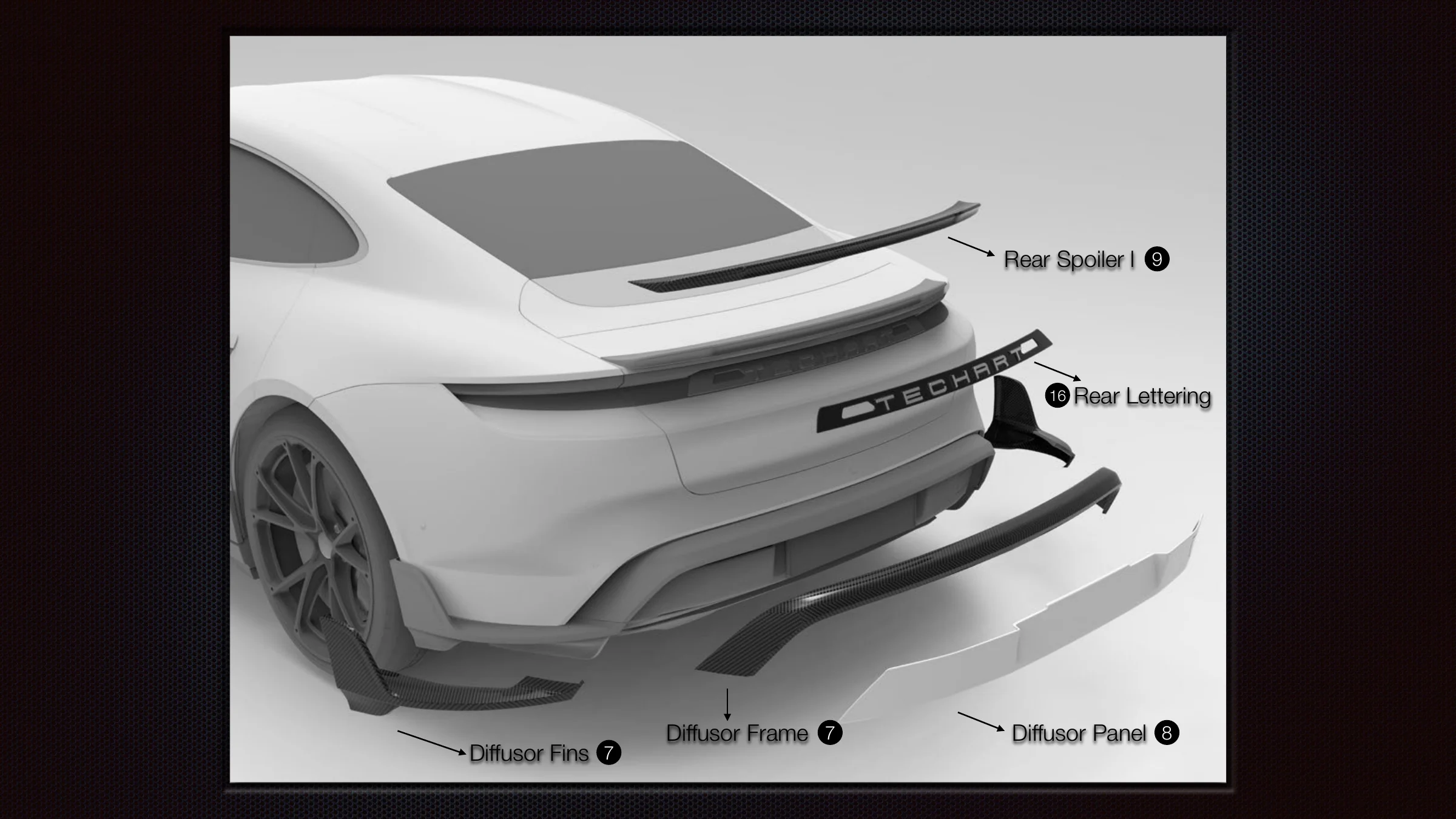 Taycan TECHART 카탈로그 8페이지